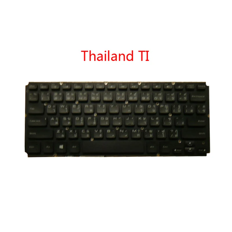 Клавиатура для ноутбука Dell для XPS 14 L421X 15 L521X с подсветкой американский английский Таиланд ti Испанский SP бразильский BR 083FHX 0RN3GP 0X54FH