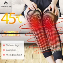 2pcs Self Heating Support Knee Pads Brace Warm for Arthritis Joint Pain Relief and Injury Recovery Belt Massager Heated Knee