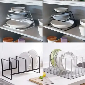 

Stainless Steel Storage Rack Organizer Dish Bowl Drip Racks Board Organizer Storage Racks Kitchen Cookware Multifunctional 40P