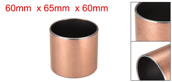 1-6pcs Sleeve Bearing Bushing 30mm 32mm 35mm 40mm 45mm 50mm 55mm 60mm ID Wrapped Oilless Self-lubricating Bushings