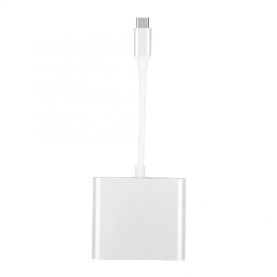 USB 3,1 Тип с разъемами типа C и HDMI+ USB3.0+ Тип-C переходник с внутренней резьбой 3 в 1 концентратор для Macbook и для iPad Pro