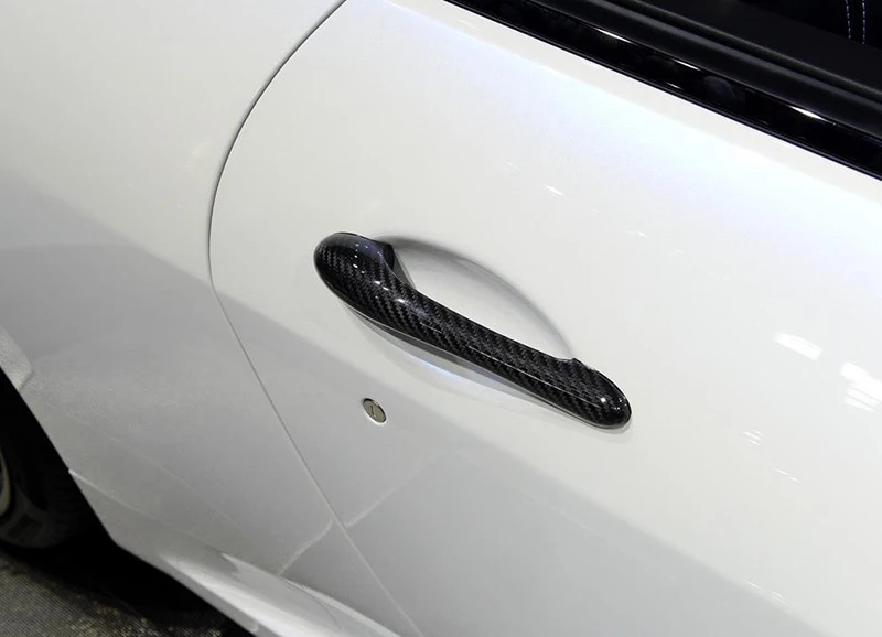 Для Maserati granturismo S MC GT GTS Coupe 2 двери 2008- углеродное волокно Автомобильная дверная ручка внешняя отделка крышки