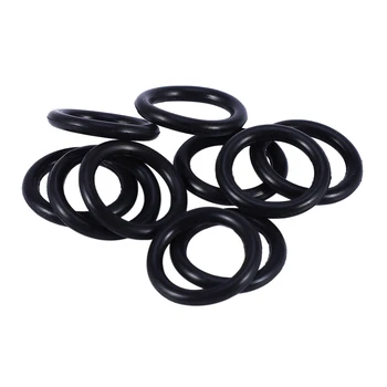 

10 pcs Black Rubber Oil Seal O Shaped Rings Seal washers 16 x 12 x 2 mm