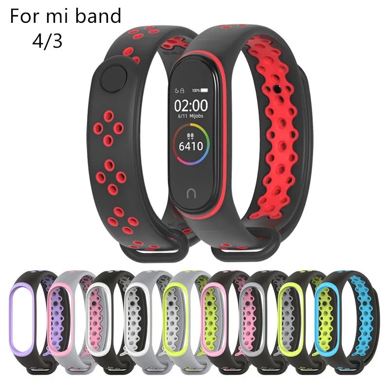 Mi Band 3 4 браслет на запястье wach xiomi band3 аксессуары smart brtacelet спортивный силиконовый