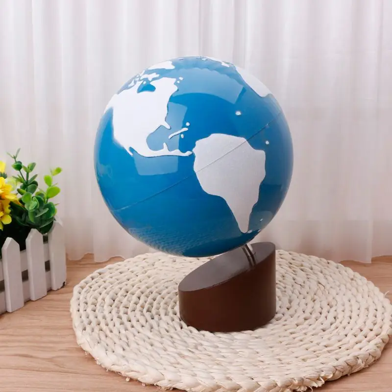 

Montessori Geography Material Globe Of World Parts Kids Early Learning Toy