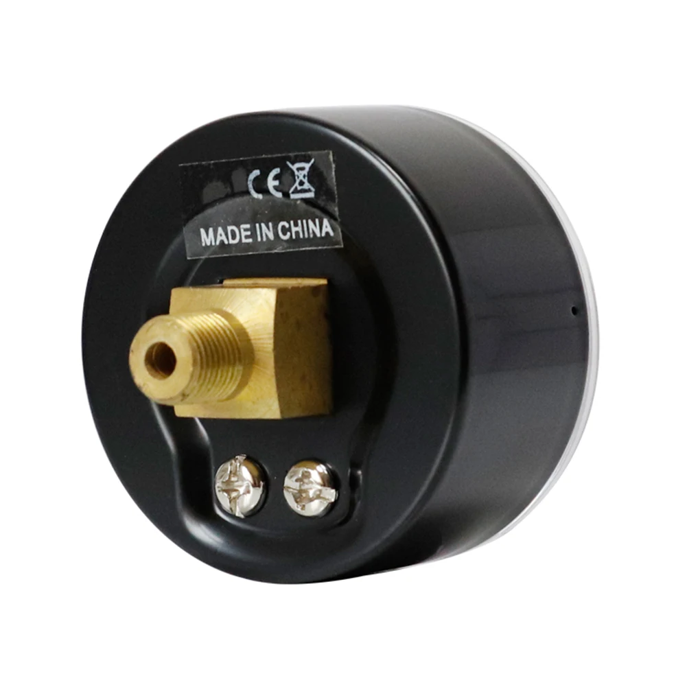 0-15psi 0-1bar осевой манометр барометр Циферблат Манометр 1/8 BSPT для воздуха Вода Нефть Газ