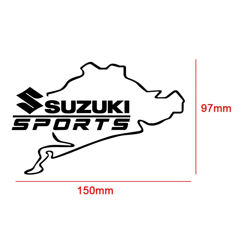 Car-Styling 1Pcs New Style PVC car fuel tank cap lahua Sport Sticker Decal For Suzuki Swift SX4 Vitara Jimny S-CROSS Accessories