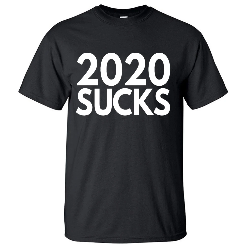 

2020 Sucks Quarantined Tshirt Men T Shirt Short Sleeve Summer Tops Tees Cotton Tshirts Streetwear
