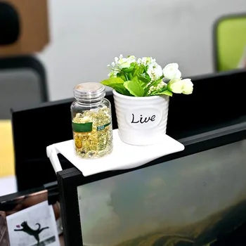 

Adjustable Screen Top Shelf Mini Display Rack Shelf Computer Monitor Riser Multi-function Desktop Stand Storage Organize Tools