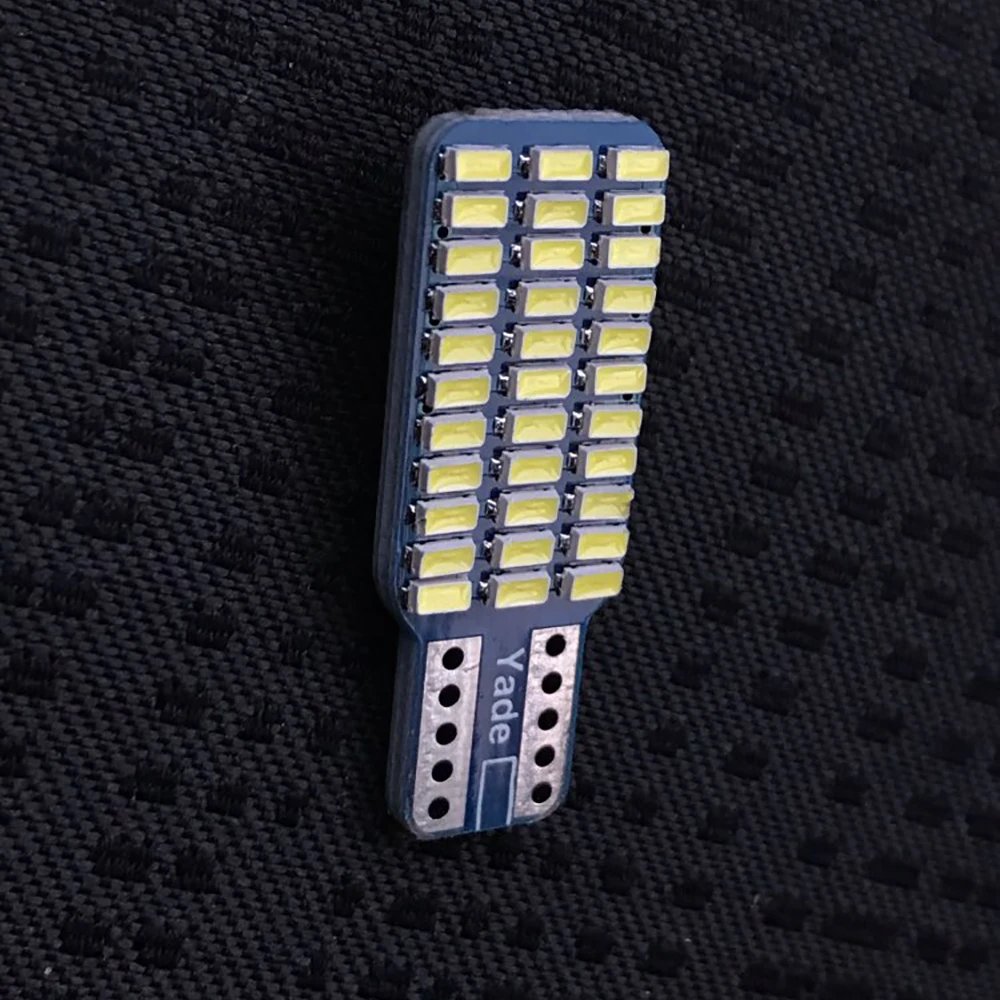 10 шт. Автомобильный светодиодный T10 192 194 168 W5W лампы 33 SMD 3014 автомобильные задние