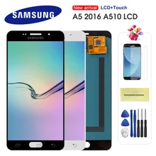 Ensemble écran tactile LCD AMOLED, pour Samsung Galaxy A5 2016 A510 A510F A510M A510FD A5100 A510Y, Original=