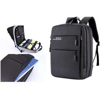 

Computer Water Resistant Lightweight Casual Laptop Backpack Travel USB Charging Multifunction Travel Bag Practical Notebook