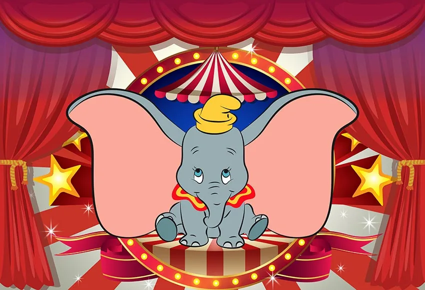 NeoBack Photography Background Elephant Show Kids Backdrop Photo Studio Portrait Baby Shower Wedding Festival Ad Shoot Kit | Электроника
