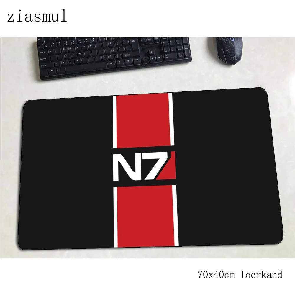 N7 коврик для мыши подарок на Хэллоуин компьютерный коврик 70x40 см игровой коврик для мыши большая Высококачественная клавиатура со встроенной мышью игры pc gamer стол