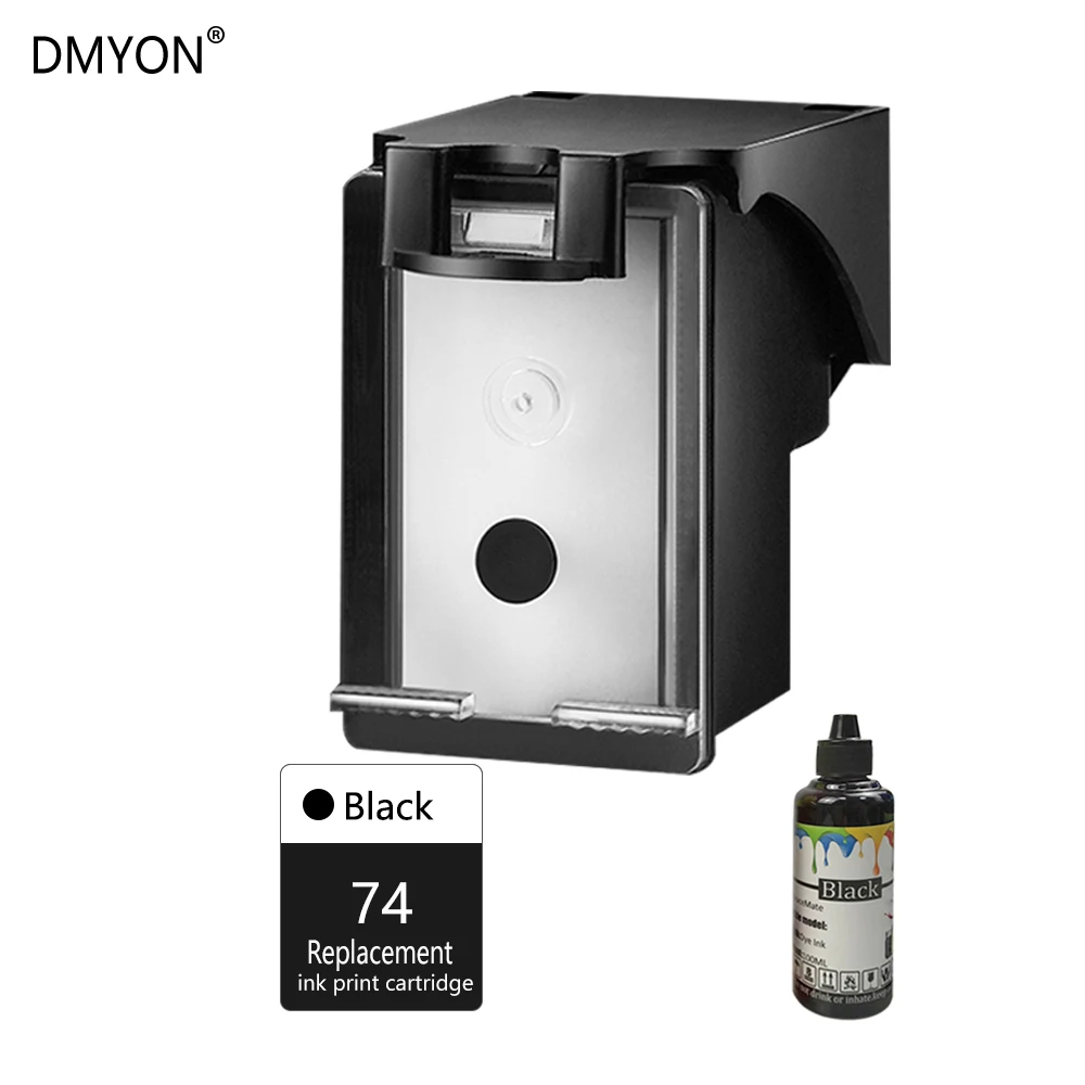 DMYON 74XL черный картридж для Hp 74 Deskjet D4260 D4263 4360 D4368 Officejet J5730 J5750 J5790 принтер |