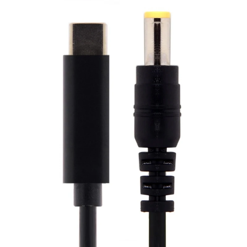 Type C USB-C вход в прямоугольник 5,5*2,5 мм Мощность PD зарядный кабель для ноутбуков 180 см 6 футов