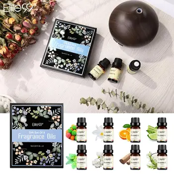 

Elite99 8 Pieces/lot Fragrance Oils Pure Essential Oil With Gift Box Diffuser Aromatherapy Lily Rosemary Gardenia Peppermint Oil