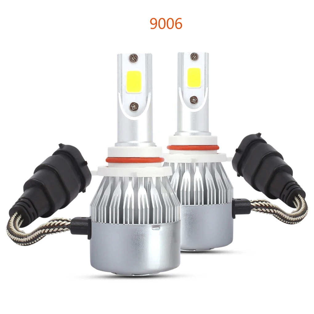 1 пара H1/H3/H7/H11/9005/9006 супер яркий светодиодный Автомобильная фара лампы для фар 36W 8000K дальнего света