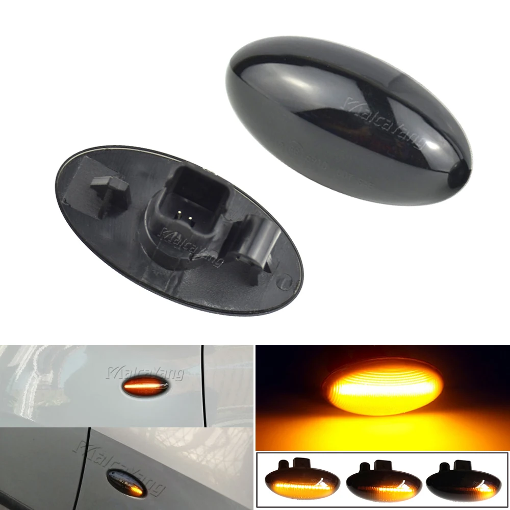 Светодиодный Динамический указатель поворота Боковые Габаритные светильник