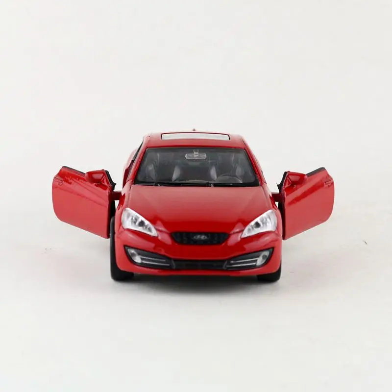 Welly литая металлическая модель/1:36 Масштаб/2009 Hyundai Genesis Coupe игрушечный автомобиль/оттяните назад набор для обучения/подарок для детей
