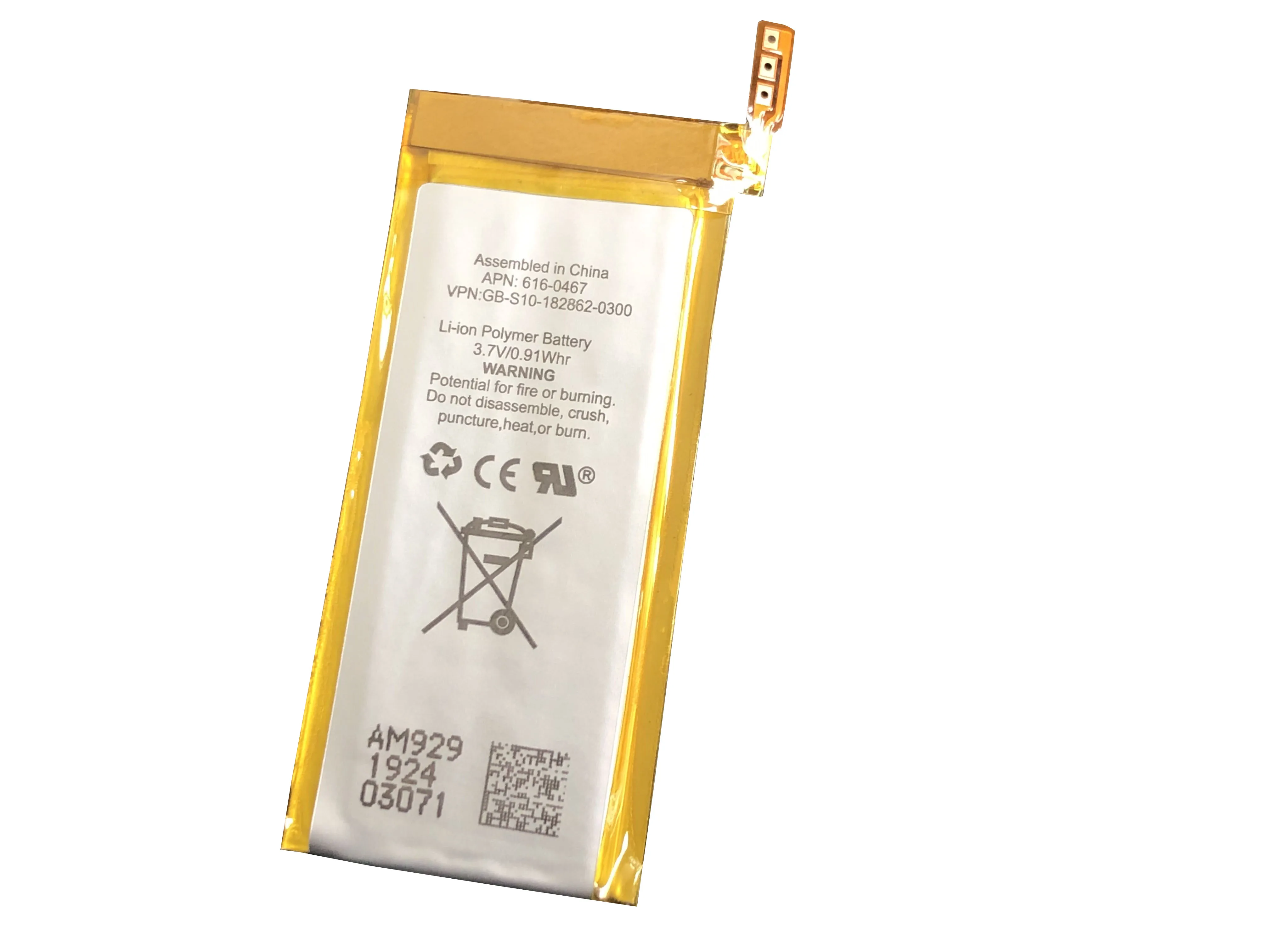 Bateria de Substituição de Peças para Ipod Nano 5g 5th Geração Mp3 Li-polímero Recarregável Nano 6160467 Baterias Mais Kit de Ferramentas