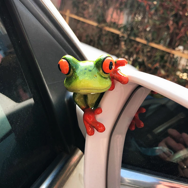 Kreative Lustige Frosch Auto Innen Dekoration Rückspiegel Center Console  Dekoration Für Auto Waren Innen Zubehör - AliExpress