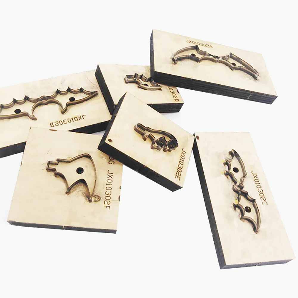 

Lychee Life DIY Wing Wooden Template Leather Cutting Die Leather Craft Knife Punching Wing Cutting Mould