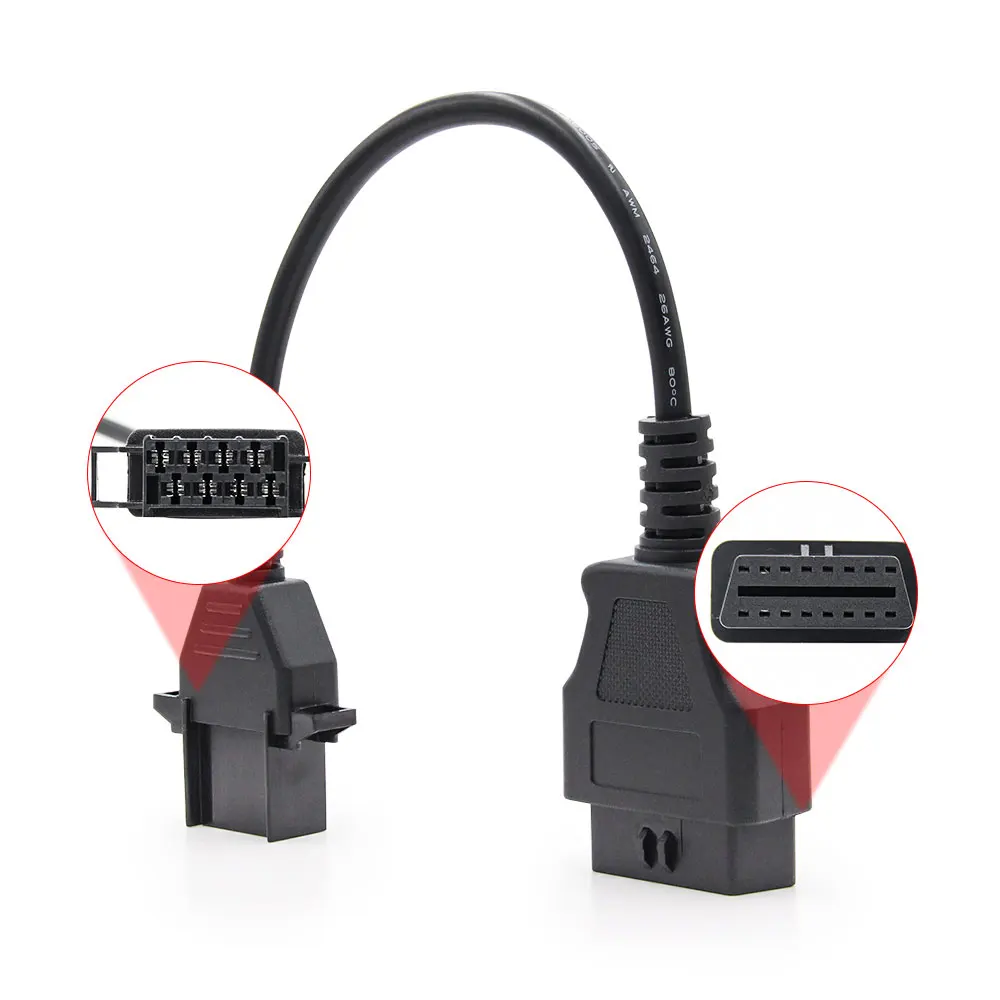8pin для Volvo в OBD2 16pin позволит подключить совместимые диагностические инструменты TCS