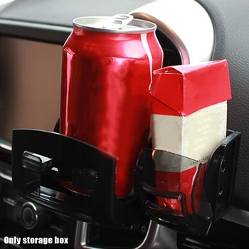 

Car Organizer Air Vent Mount Snack Rack Stable Multifunctional Tray Portable Interior Cup Holder ABS Bottle Storage Universal