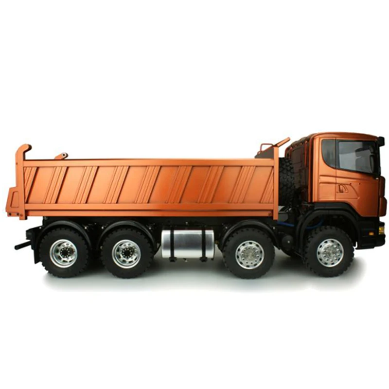 1/14 самосвал Scania полный привод 8X8 гидравлический самосвал высокий крутящий момент электрическая модель LS-20130002 RCLESU Tamiya грузовик