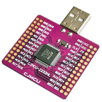 

CJMCU-2232 FT2232 HL USB to UART FIFO SPI I2C JTAG RS232 Module FT2232HL N9P6 External Memory Accessories