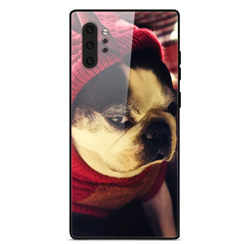 Для samsung Note 10 чехол на Note 10 Plus закаленное стекло чехол для телефона аниме для samsung Galaxy Note 10Plus Note10 Pro Бампер