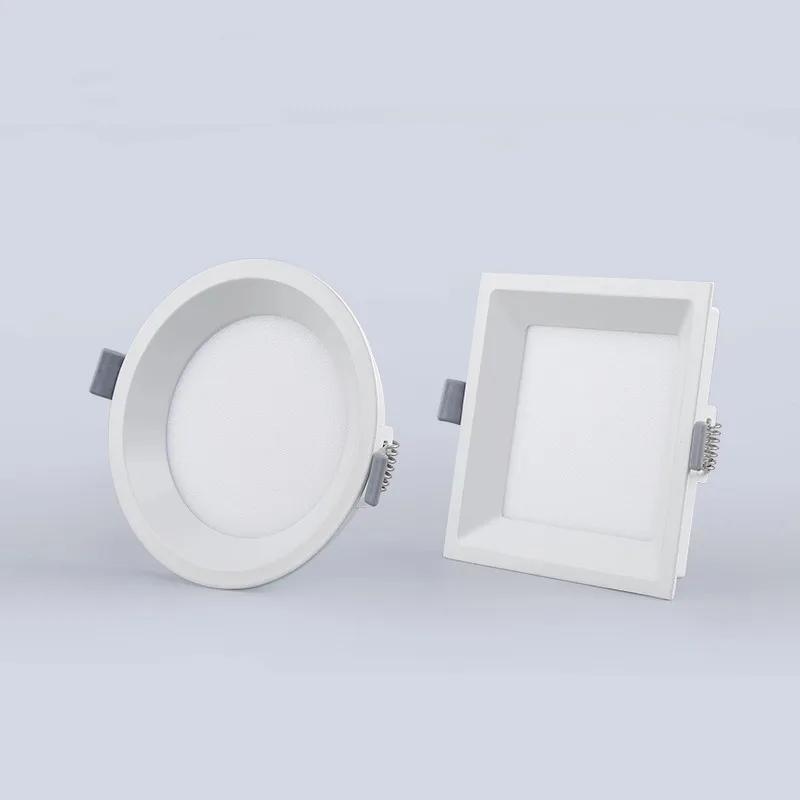 LED Kitchen and Bathroom Recessed Light AC85-265V Round / Square LED Ceiling Lamp Home Lighting 5W 9W 12W 16W 22W
