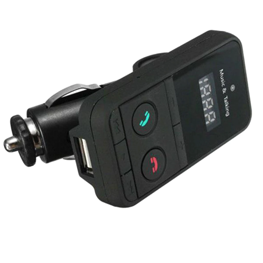 Беспроводной Bluetooth lcd FM передатчик USB зарядное устройство Автомобильный комплект MP3-плеер Пульт дистанционного управления