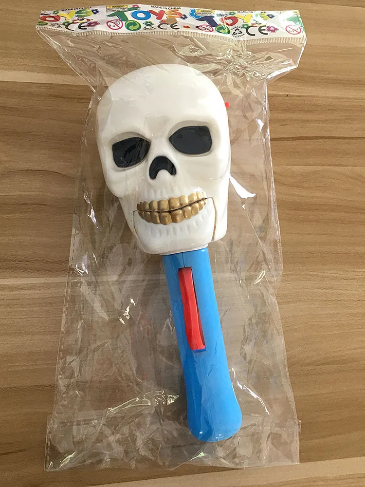 Interactive puzzle strange trick hand wag stick ghost head stick witch stick Halloween children toys gifts Don't take battery