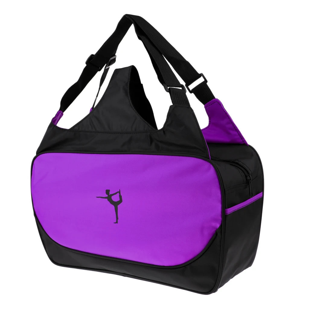 Lightweight Gym Fitness Yoga Mat Shoulder Pack Pilates Pad Bags Water-Resistant Satchel Shoulder Travel Zipper Closure Bag