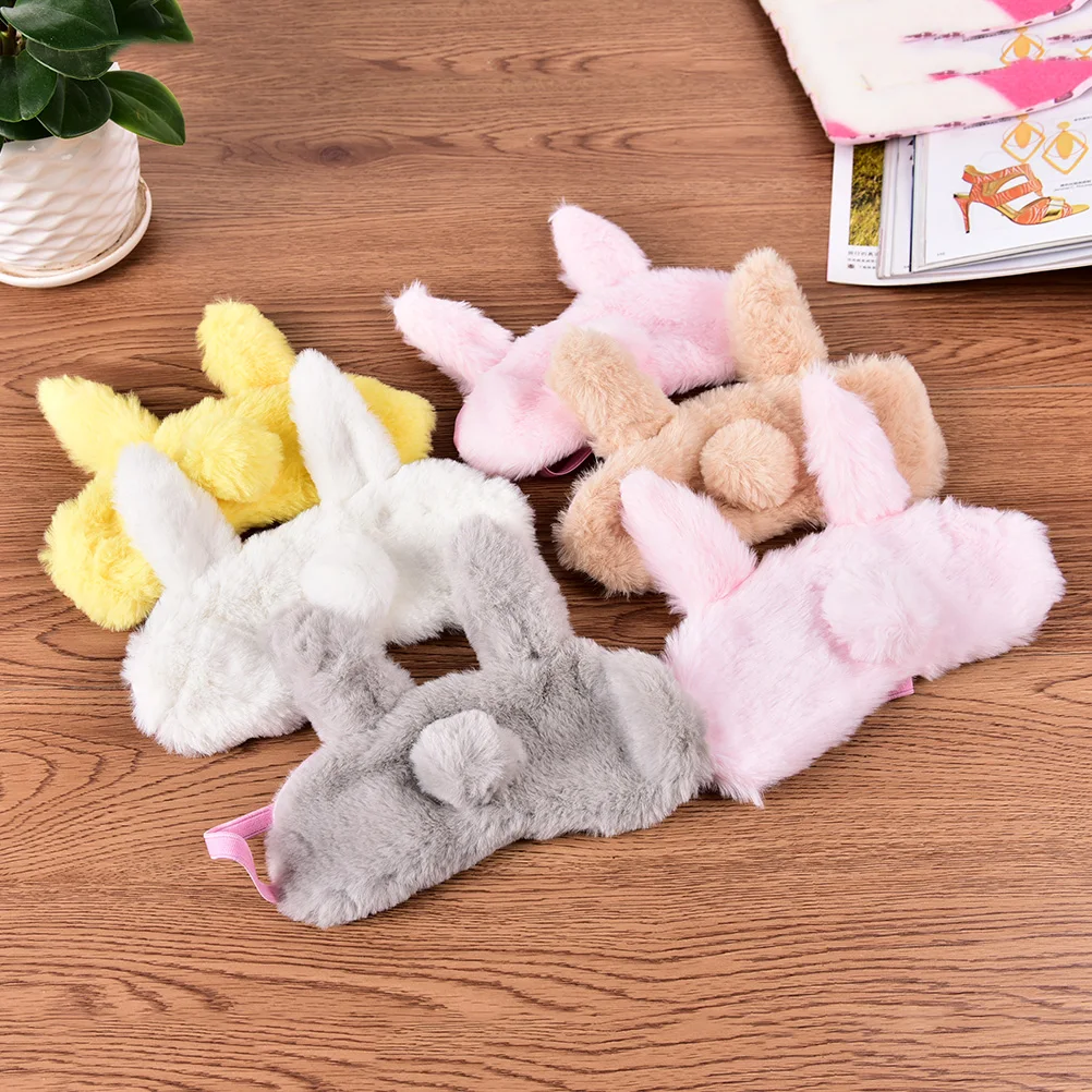 eye care tool Rabbit Shape sleep Mask Relax Sleeping Aid Blindfold Cover Soft Shading Eye Patch