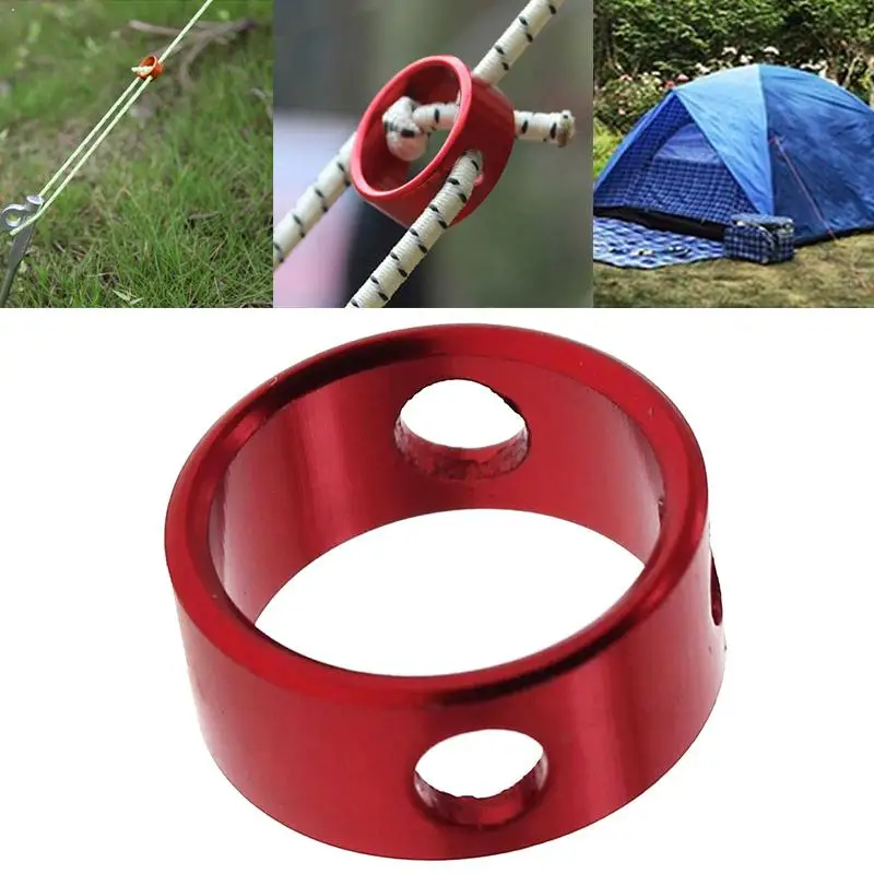 

10PCS/pack Aluminum Awning Cord Rope Fastener Guy Line Tensioners Runners M9U6