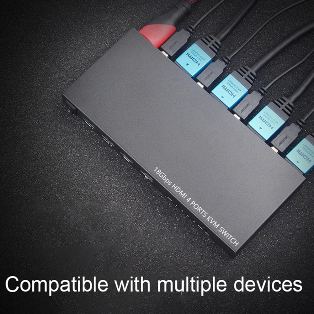 Usb c док-станция 4 порта сплиттер HDMI KVM переключатель конвертер компьютерная клавиатура мышь монитор USB Sharer מצל ל usb для macbook air usb
