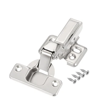

uxcell Cold Rolled Steel Face Frame Concealed Cabinet Inset Door Hinges w Cover 2pcs