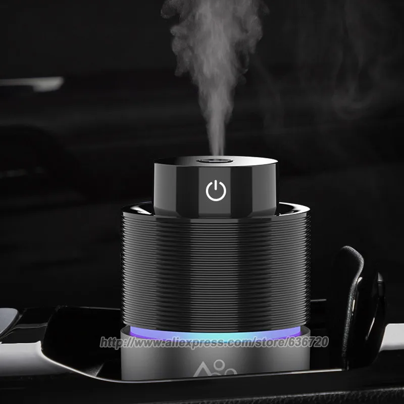 USB Car Essential Oil Diffuser Car Humidifier, 200mL Big Volume Aromatherapy Air Freshener for Home Office Travel Vehicle 2