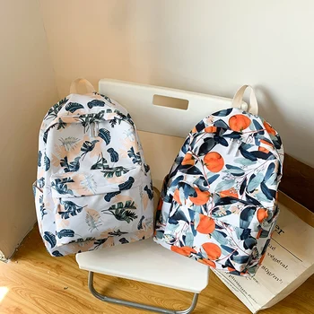 

Small Fresh Printed Large Capacity Student Shoulder Ladies Backpack