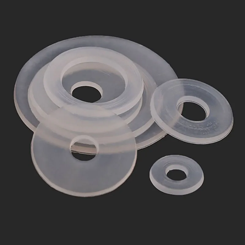 6Pcs M3 PC transparent Clear washers Plastic Flat pad washer Gasket 