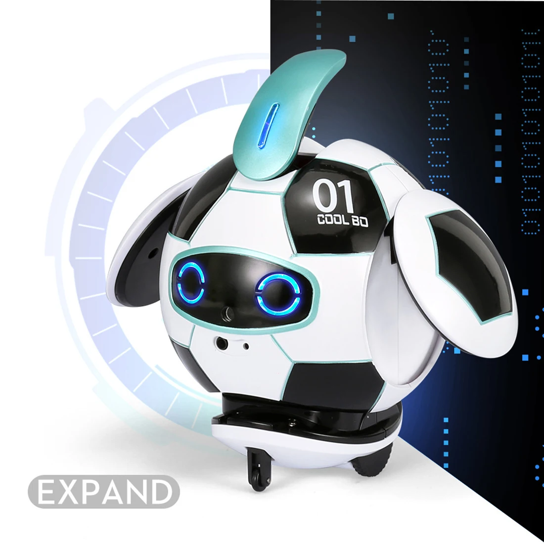 Интеллектуальный робот-игрушечный Электрический робот с инфракрасной защитой от препятствий
