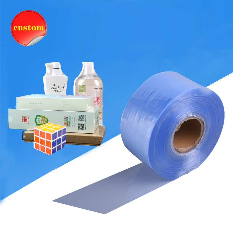 

Прозрачная термоусадочная пленка из ПВХ, двухъярусная трубчатая обмотка на катушке, пластиковая упаковка, сумка для обуви, Косметическая Подарочная коробка, альбом для бутылок