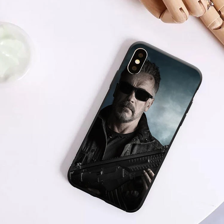 Чехол Terminator Dark Fate Arnold Schwarzenegger для iPhone 11 pro XR 7 Plus, силиконовый чехол для телефона для iPhone 6S 8Plus XS Max, чехол