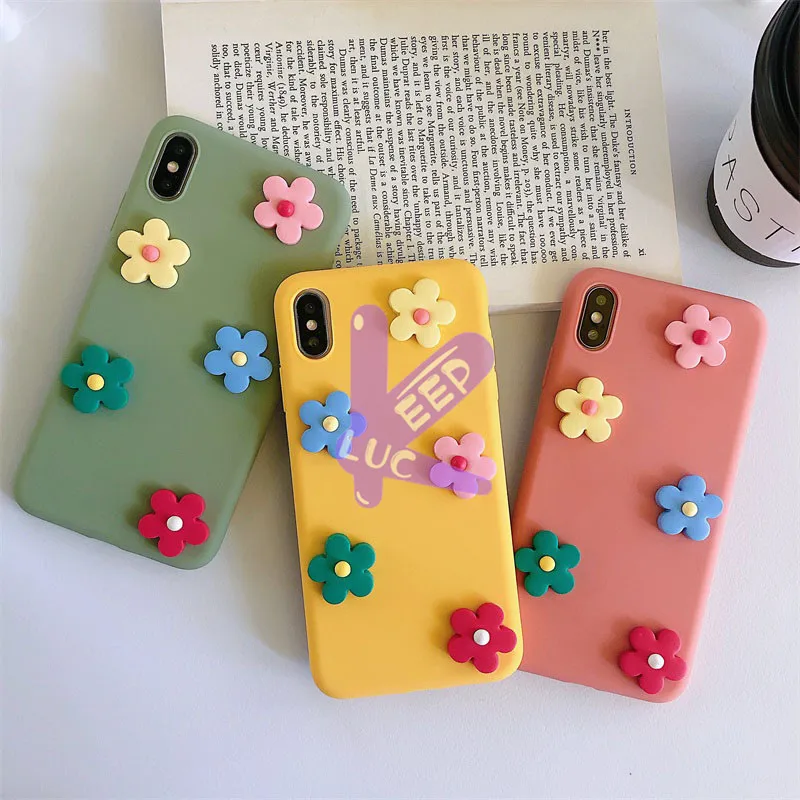 Милый 3D чехол с цветами для Redmi Note 7 7A 8 8A 6 6A 5 5A Pro простой силиконовый Xiaomi A1 A2 A3 Lite 9T