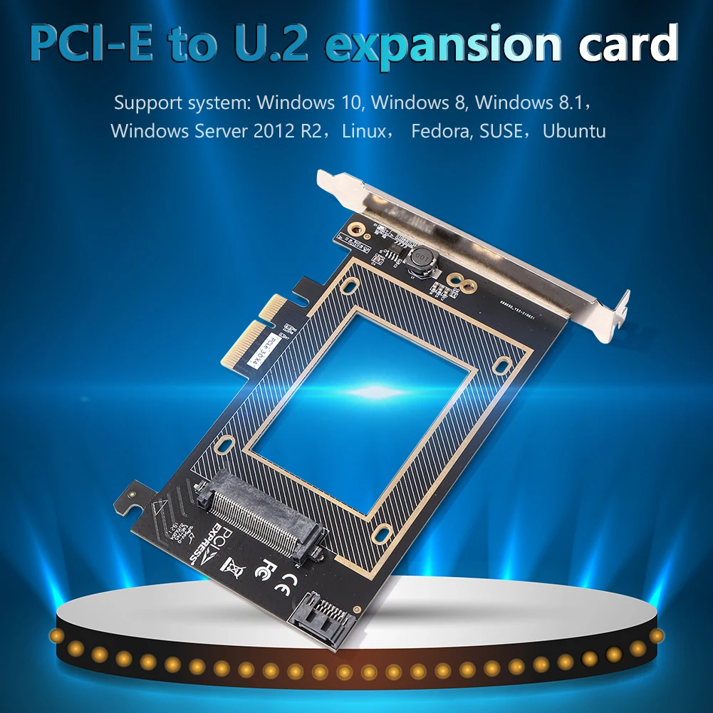 Pcie Riser Pci Express X16 To U.2 Sff8639 Adapter Nvme Ssd Expansion ...