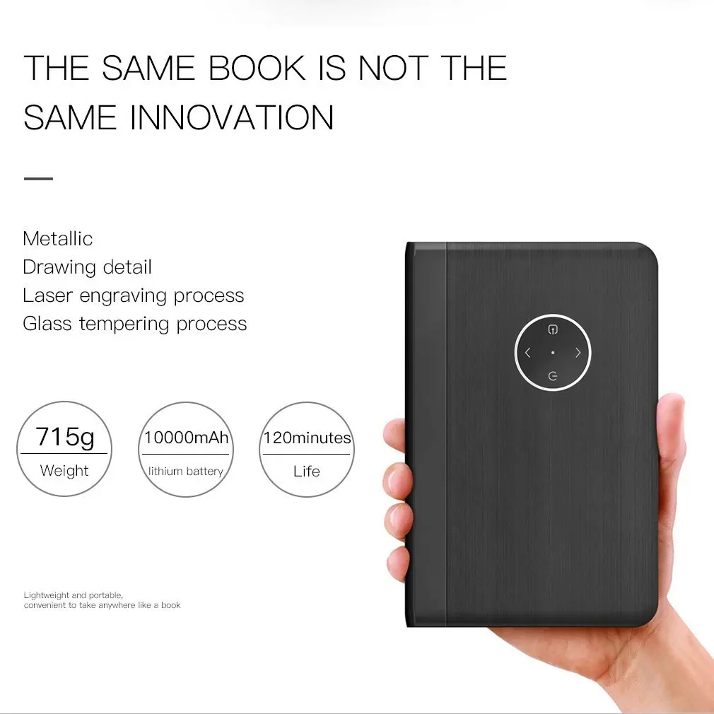 

LESHP 1080P HD Projector Home Cinema Screenless Computer(2G+32G) Wifi 200 Inch Screen Auto Focus Portable for Home