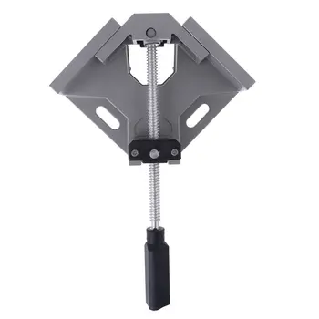 

Single Handle 90 Degrees Right Angle Clamp Two Axis Alluminum Carpentry Woodworking Tools Welding Clamp U4LB